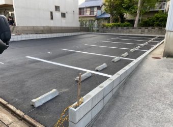愛知県名古屋市　駐車場舗装工事