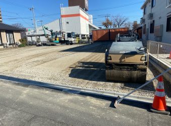 名古屋市中川区　砕石駐車場整備工事