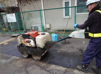 愛知県名古屋市中区　コインパーキング舗装補修工事