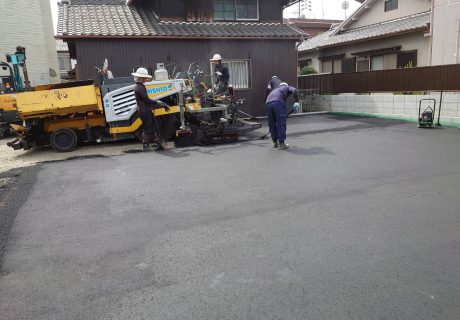 熱田区にて駐車場整備工事を行いました
