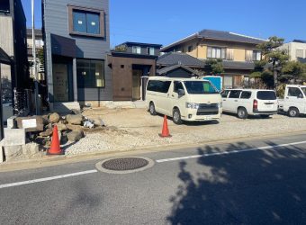 岡崎市にて駐車場の舗装工事を行いました。