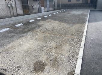 熱田区六番町にて月極駐車場をつくりました