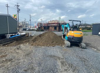 蟹江町にて月極駐車場を作ました