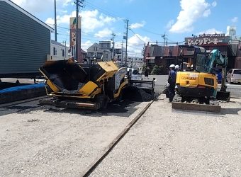 蟹江町にて月極駐車場を作ました