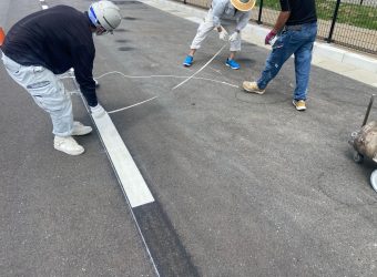 軽自動車用区画増設しました