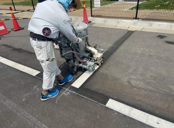 軽自動車用区画増設しました